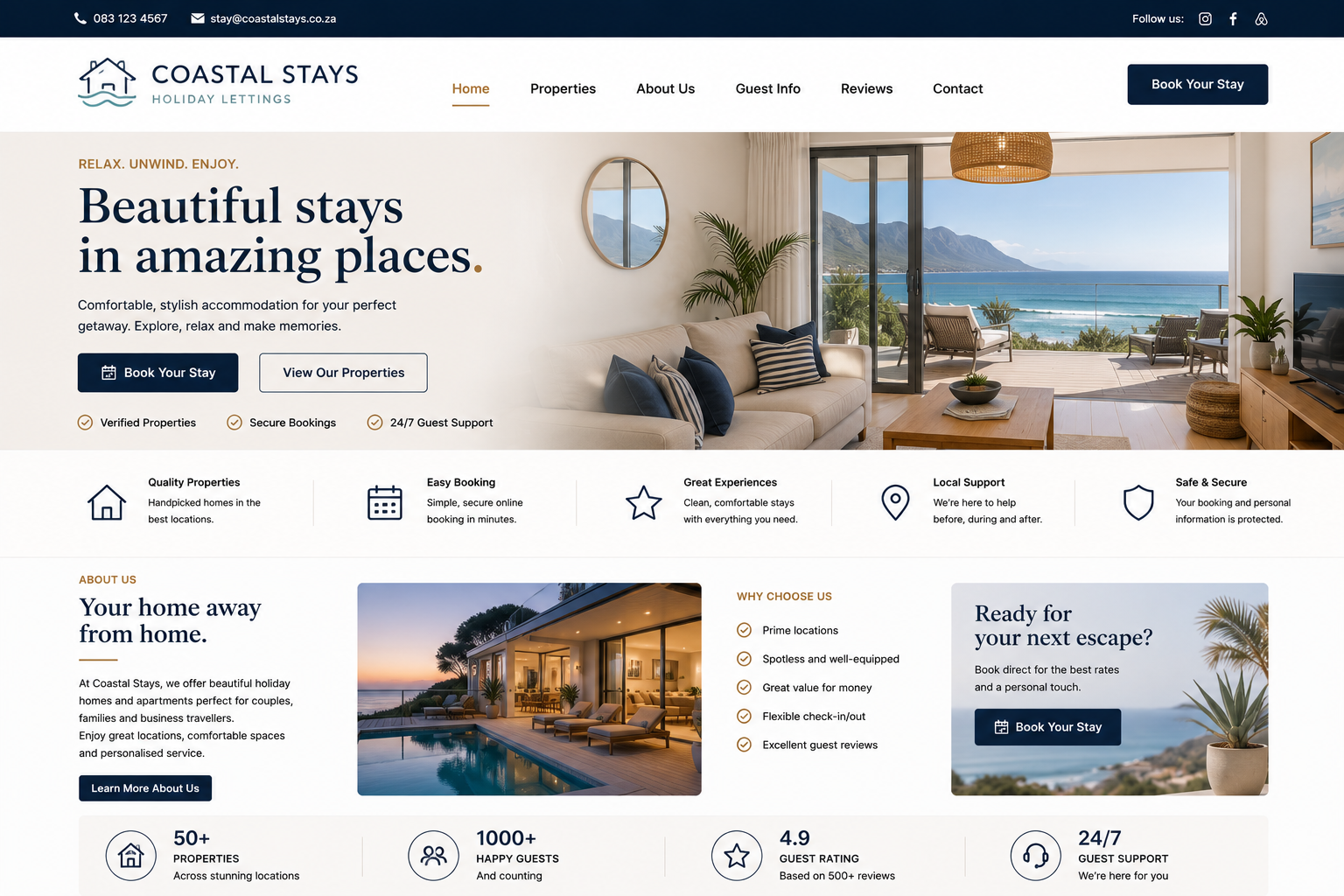 Property and lettings website style